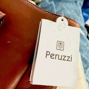 My 1st post,a gorgeous Italian leather bag! A timeless original #Peruzzi bag NWT
